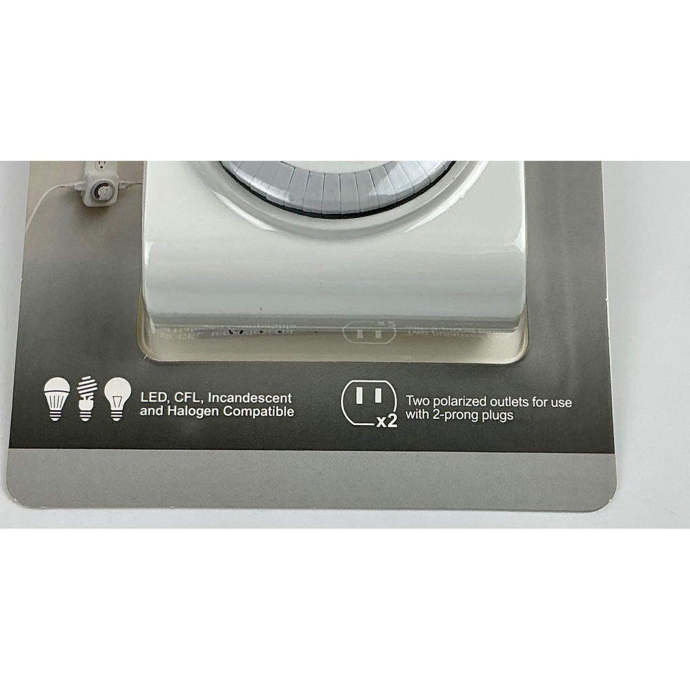 GE UltraPro Indoor Plug-In Basic Timer 2-Pack 2-Outlet 24-Hour Programmable - Picture 6 of 9